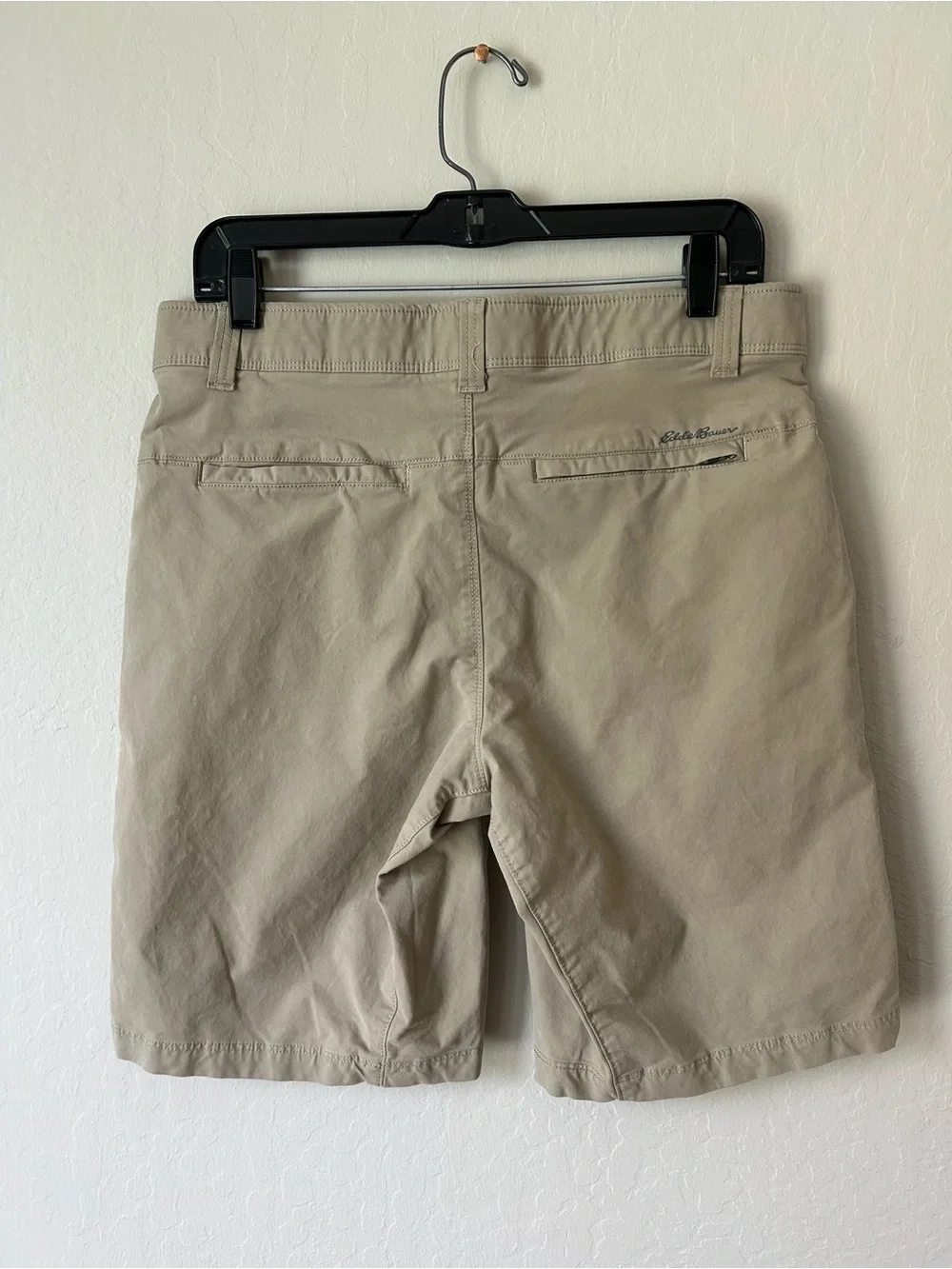 Eddie Bauer Men's Flat-Front Khaki Shorts